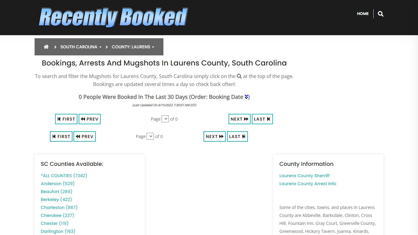 Recent bookings, Arrests, Mugshots in Laurens County ...